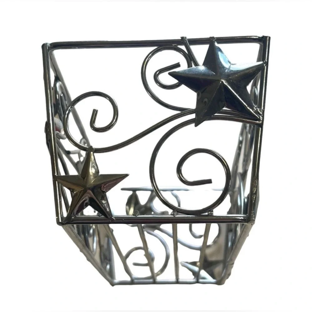Vintage metal wire,towel,nesting, storage decoration, festive also napkin holder